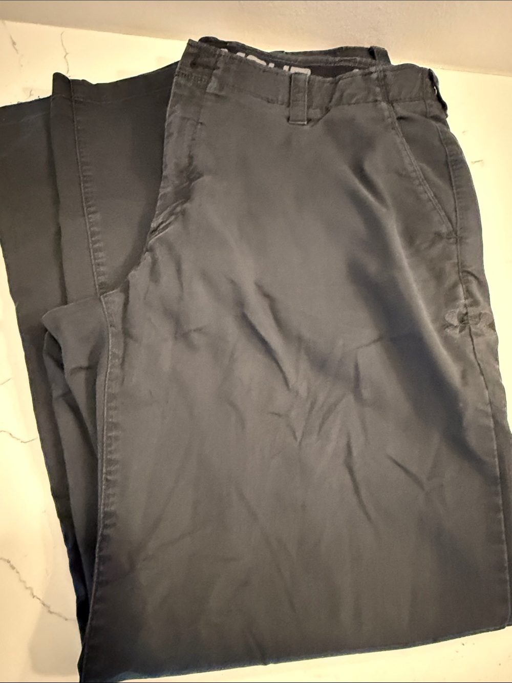 Under Armour Men's Black Chino-Style Performance Pants